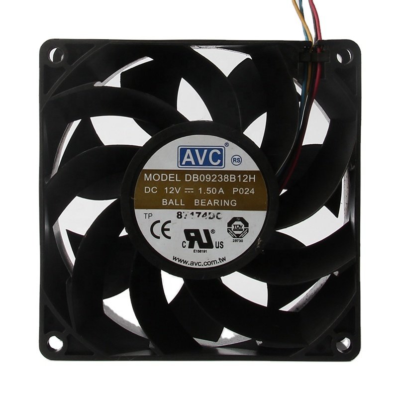 Original AVC 24V 48V DC12V 1.50A EC AC 90X90X38MM 9038 9CM PWM Server Violence Chassis DB09238B12H Heat Dissipation Cooling Fan